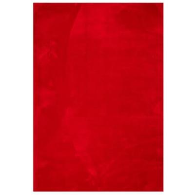 Vloerkleed laagpolig zacht en wasbaar 160x230 cm rood