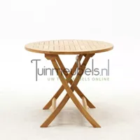 Tuintafel Milton teak rond - Ø90H76 cm - thumbnail