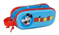 Pennenetui met 2 vakken Mickey Mouse Clubhouse Blauw 21 x 8 x 6 cm 3D - thumbnail