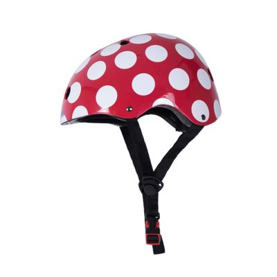 Kinder Fietshelm Red Dotty Medium (53 - 58 cm)