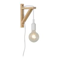 Lucide FIX - Wandlamp - 1xE27 - Wit - thumbnail