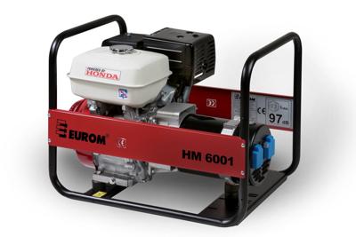 Eurom HM6001 benzine generator 6,3 kW | Honda motor - 449068