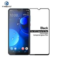 PINWUYO 9H 2.5D Full Screen Tempered Glass Film for HTC D19 PLUS(Black) - thumbnail