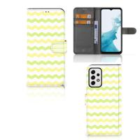 Samsung Galaxy A23 | Telefoon Hoesje | Waves Yellow - thumbnail