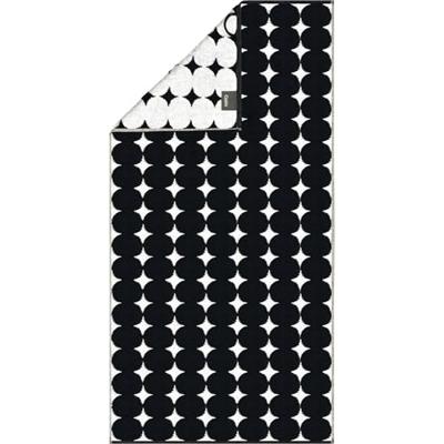 Cawö Cawö Black&White 6279 zwart/wit Badlaken 80x150