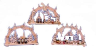 Glasbel met engel LED 8cm