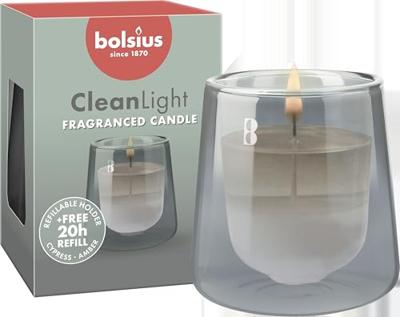 Bolsius CleanLight Starterkit Navulbare Geurkaars Cypress & Amber