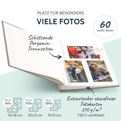 Goldbuch 24606 Fotoalbum (b x h) 25 cm x 25 cm Grijs 60 bladzijden