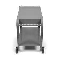 Plancha-trolley - LIVOO - GS168G - 2 getande wielen ø 14,5 cm - Bovenste plank 70 x 50 cm - Onderste plank 79 x 49 cm - thumbnail