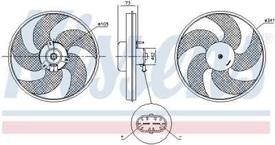 Koelventilator 85672