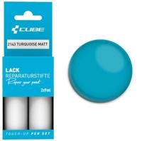 Cube touch-up pen set turquoise matt - thumbnail
