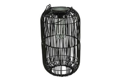 Decostar Hanglamp solar LED Giona M 30 cm zwart