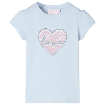 Kindershirt 104 lichtblauw Kindershirt 104 lichtblauw