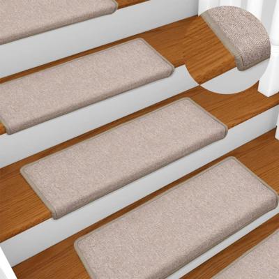 VidaXL Trapmatten 15 st 65x21x4 cm taupe rechthoekige rand VidaXL Trapmatten 15 st 65x21x4 cm taupe rechthoekige rand