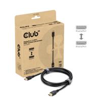 club3D CAC-1093 DisplayPort Adapter [1x DisplayPort stekker - 1x DisplayPort stekker] Zwart 3 m - thumbnail