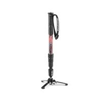 Manfrotto Element MII, dunne en lichte aluminium vloeistofvideomonopod, belastbaar tot 16 kg, opvouwbare vloeistofbasis, 4 secties, draaislot, voor compacte en spiegelreflexcamera's - thumbnail