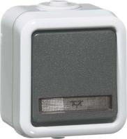 PEHA by Honeywell 304111 Knop Compleet 1-voudig Grijs 1 stuk(s) - thumbnail