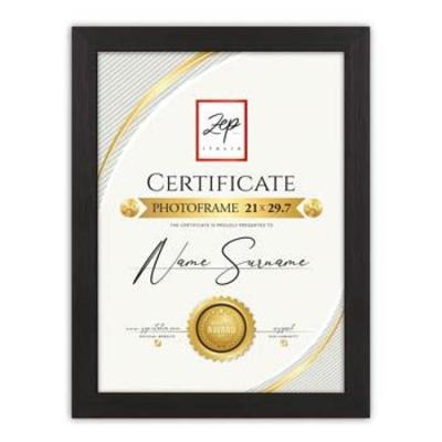 Zep V4729B Certificate Black 29,7x42 cm