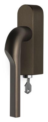 Formani Rivio by Gensler GL100-DKLOCK-O draaikiepgarnituur afsluitbaar rechtsdraaiend - brons