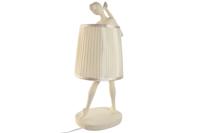 Bureaulamp Home ESPRIT Wit Hars 40 W 220 V 29 x 25 x 62,5 cm - thumbnail