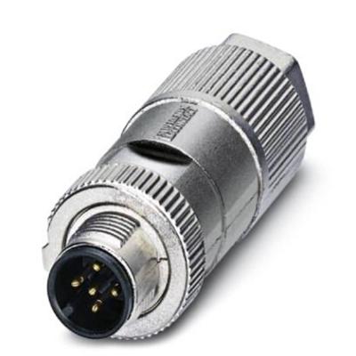 Phoenix Contact 1413991 Sensor/actuator connector Aantal polen (sensoren): 5 Stekker, recht 1 stuk(s) Phoenix Contact 1413991 Sensor/actuator connector Aantal polen (sensoren): 5 Stekker, recht 1 stuk(s)