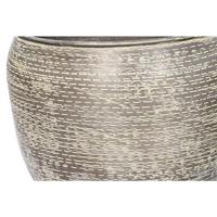 Plantenbakkenset Home ESPRIT Groen Aluminium 39 x 39 x 33 cm - thumbnail