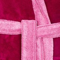 Vossen Vossen Badjas Poppy cranberry/light fuchsia M - thumbnail