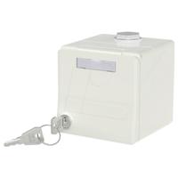 Metz Connect IP44 Modul-Aufputz-Gehäuse mit Klappdeckel und Schloss Behuizing Opbouw (op muur) Zuiver wit - thumbnail