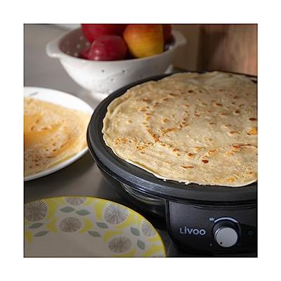 LIVOO DOP196 Crepiere 30cm 1000W - Zwart