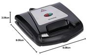 Severin SA2968 Sandwichmaker Wafelmaker Zwart/RVS - thumbnail