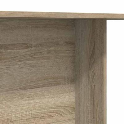 Eettafel 10x60x75 cm bewerkt hout sonoma eikenkleurig