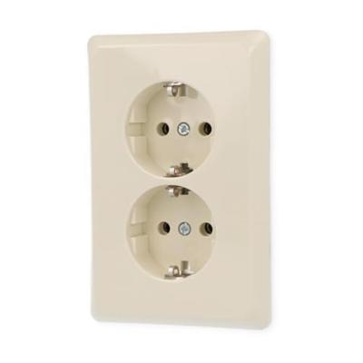 ELSO stopcontact 515400 2-voudig 16A RENOVATIE parelwit 1 stuk(s) ELSO stopcontact 515400 2-voudig 16A RENOVATIE parelwit 1 stuk(s)