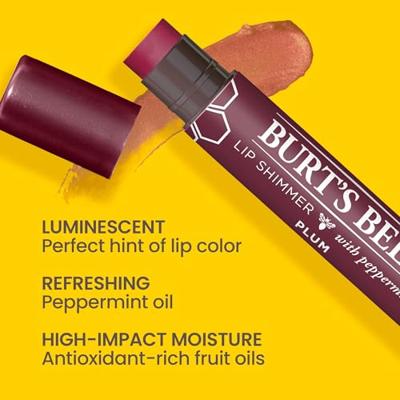 Burt&apos;s Bees Lip Shimmer Plum