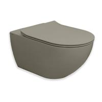 Royal Plaza Belbo wandcloset - 55cm - cycloneflush - zonder spoelrand - met toiletzitting - as SW1127065 / SW1075542 - thumbnail