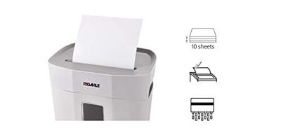 Dahle PS 140 Papierversnipperaar 10 vellen Cross cut 5 x 18 mm P-4 12 l Ook geschikt voor Nietjes, Creditcards, Paperclips