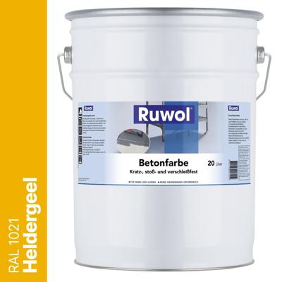 Ruwol Betonverf Heldergeel (RAL 1021) 20 liter