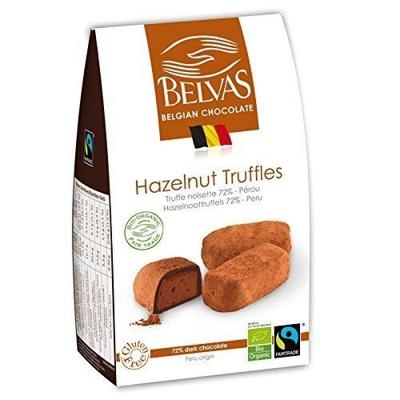 Praline hazelnoot truffels bio 100 Gram