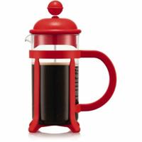 French Press Koffiezetapparaat - BODUM - Java - Kunststof frame en deksel - 3 kopjes - 0,35 l - Rood - thumbnail
