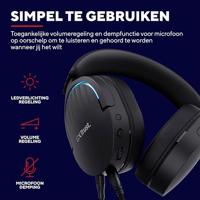 Trust GXT 490 Fayzo 7.1-USB-gamingheadset Headset Zwart - thumbnail