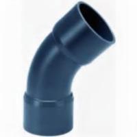 Effast PVC Bocht 45° Lijmverbinding 160mm - Slijtvast, UV-Bestendig en Drukbestendig - thumbnail