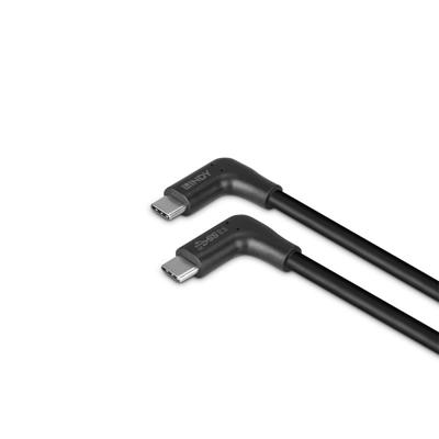 Lindy 32023 USB 3.2 Gen 2 10Gbps 60W USB Type-C (haaks) - USB Type-C (haaks) 1m Lindy 32023 USB 3.2 Gen 2 10Gbps 60W USB Type-C (haaks) - USB Type-C (haaks) 1m