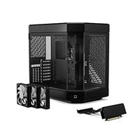 HYTE Y60 Tempered Glass Midi-tower PC-behuizing Zwart-rood - thumbnail