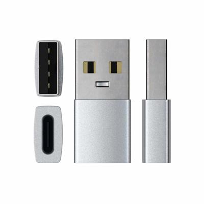 Satechi USB-A naar USB-C adapter - Silver