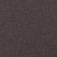 Bedframe zonder matras stof donkerbruin 200x200 cm - thumbnail