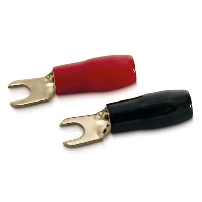 Sinuslive KSI 10 Vorkkabelschoen 10 mm² Schachtdiameter=5 mm Deels geïsoleerd Zwart, Rood 10 stuk(s)