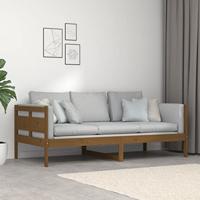 Slaapbank massief grenenhout honingbruin 90x190 cm - thumbnail