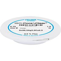 Felder ISO-Core Clear SAC305 Soldeertin Spoel Sn96,5Ag3Cu0,5 0.75 mm - thumbnail