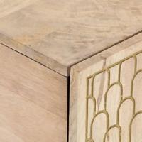 Salontafel 100x54x40 cm massief mangohout - thumbnail