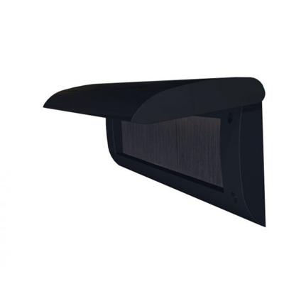 Door-line Door-line kunststof binnenbrievenbus met borstel en klep - zwart