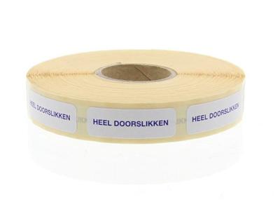 Blockland Strooketiket heel doorslikken 30 x 7mm (1000 st)